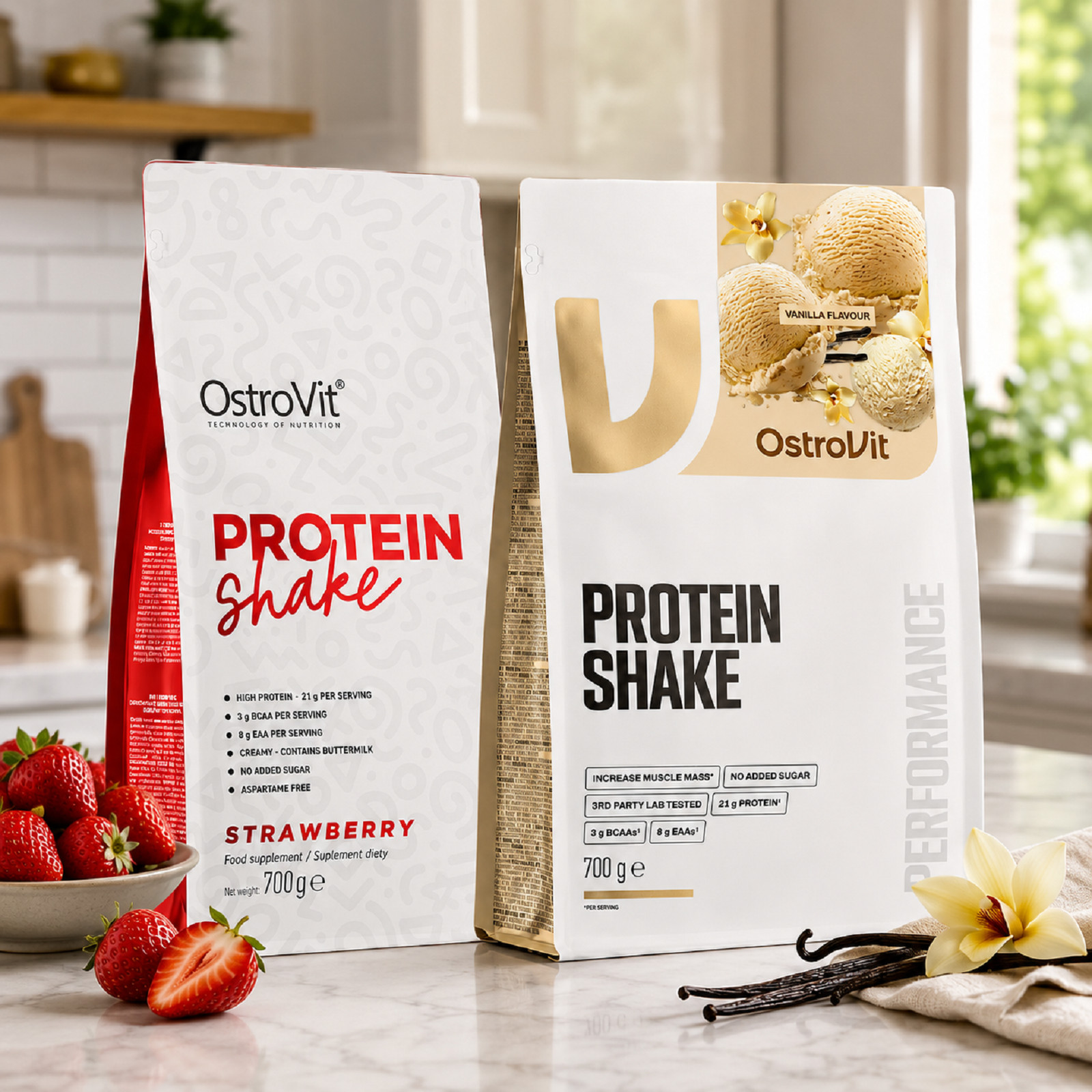 PROTEIN SHAKE 700 G -High protein, No sugar, Creamy consistency, Low fat content