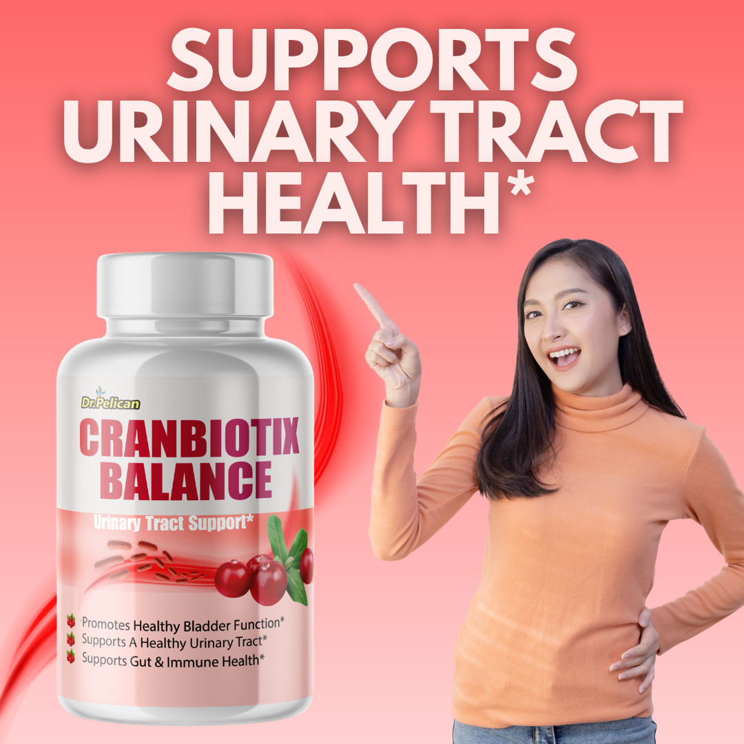Cranbiotix Balance- Gut & Urinary Tract Support- 2 Bottles- 120 Capsules