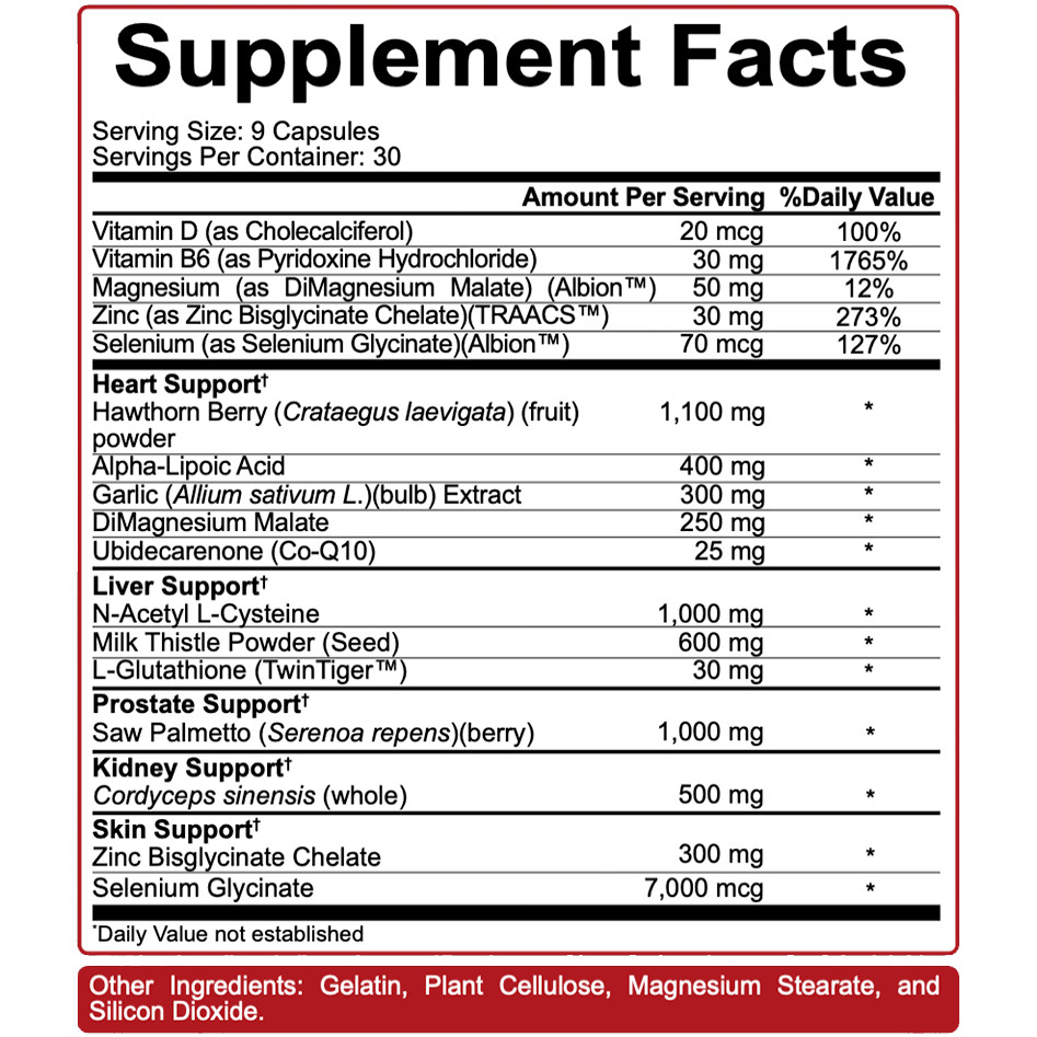 Rich Piana 5% Nutrition Liver and Organ Defender BEST Cycle + PCT NEW FORMULA