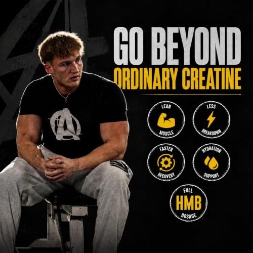 Creatine HMB Powder 30 Servings Smarties Flavor 5g Monohydrate 3g myHMB Pre