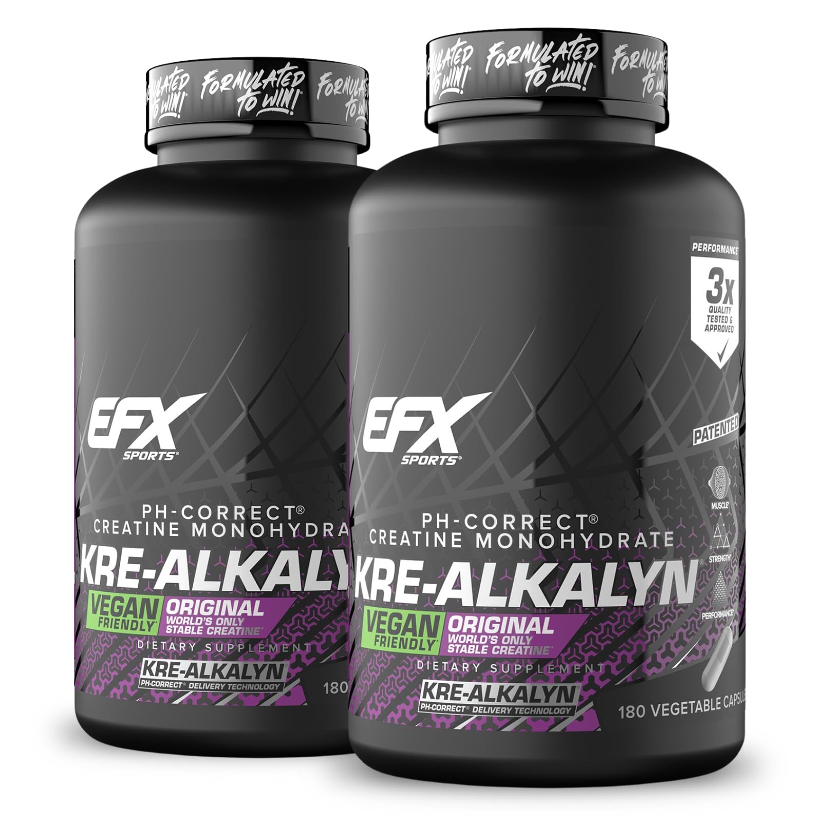Kre-Alkalyn EFX | pH Correct Creatine Monohydrate Pill Supplement | Vegan Fri…