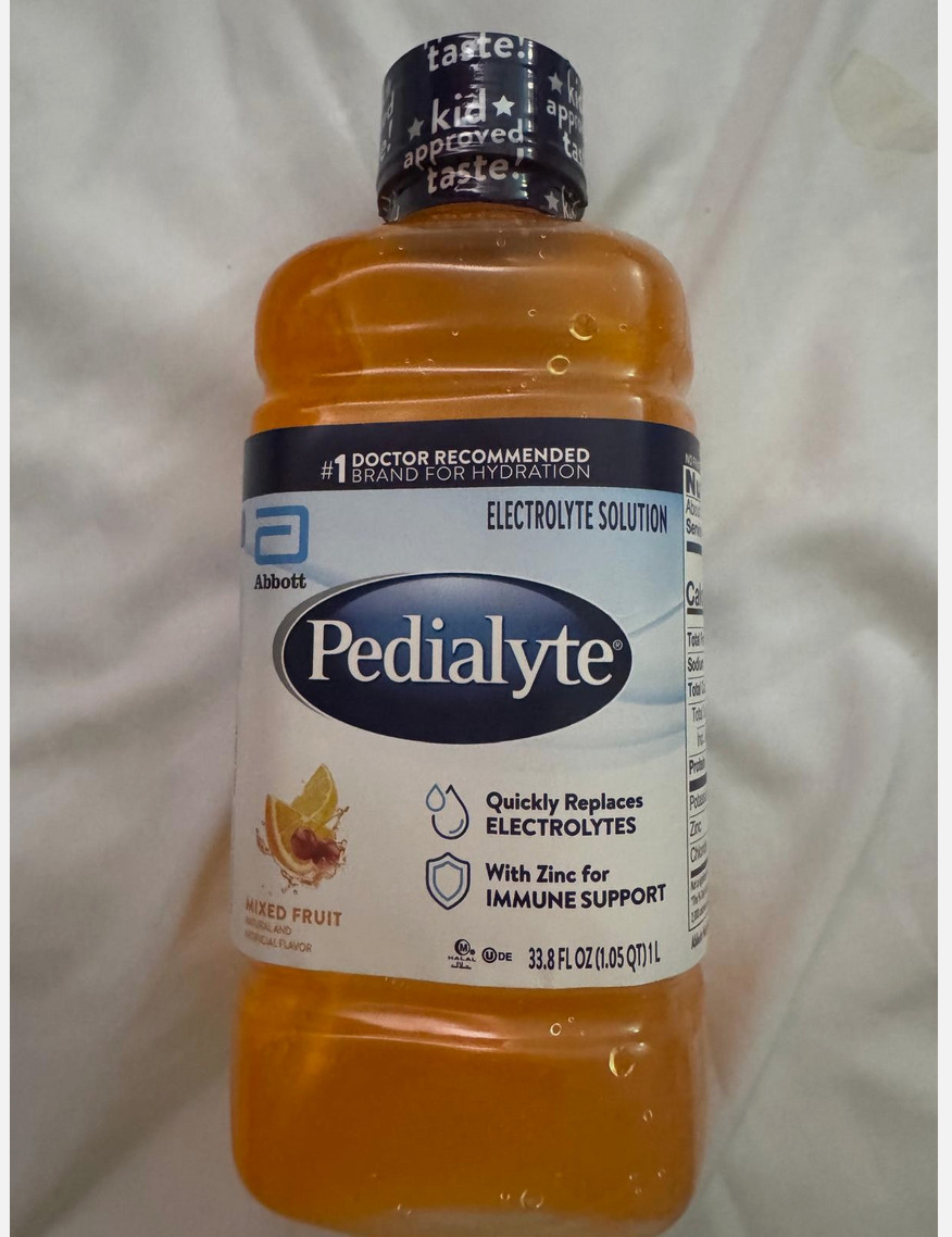4 Pack Pedialyte Electrolyte Drink 33.8oz 1L Hydration Solution Choose Flavor N