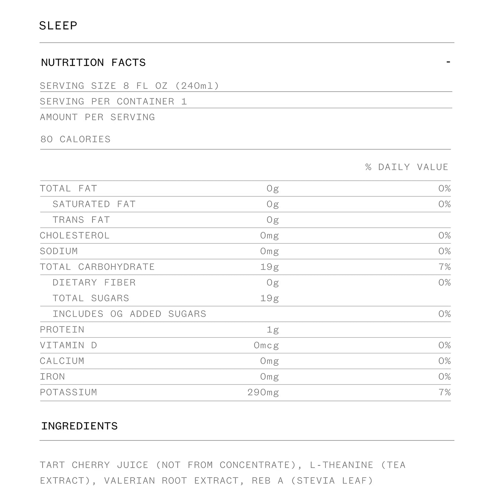 SLEEP Tart Cherry Juice – Formulated for for Deeper Sleep – Fight Inflammatio…