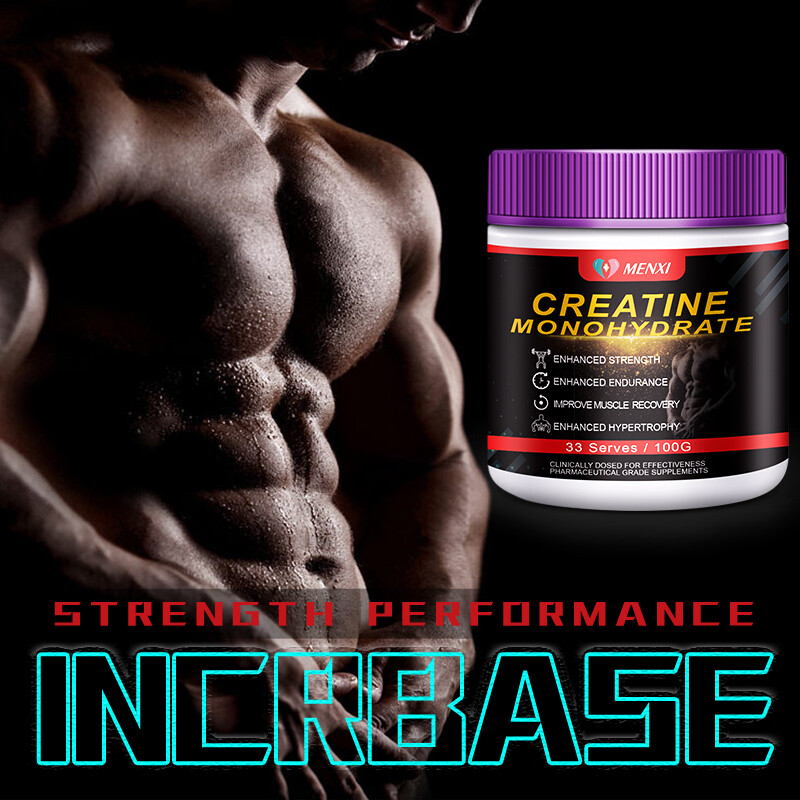 MENXI Micronized Creatine Monohydrate Powder 100g, 60 Servings,Muscle Building