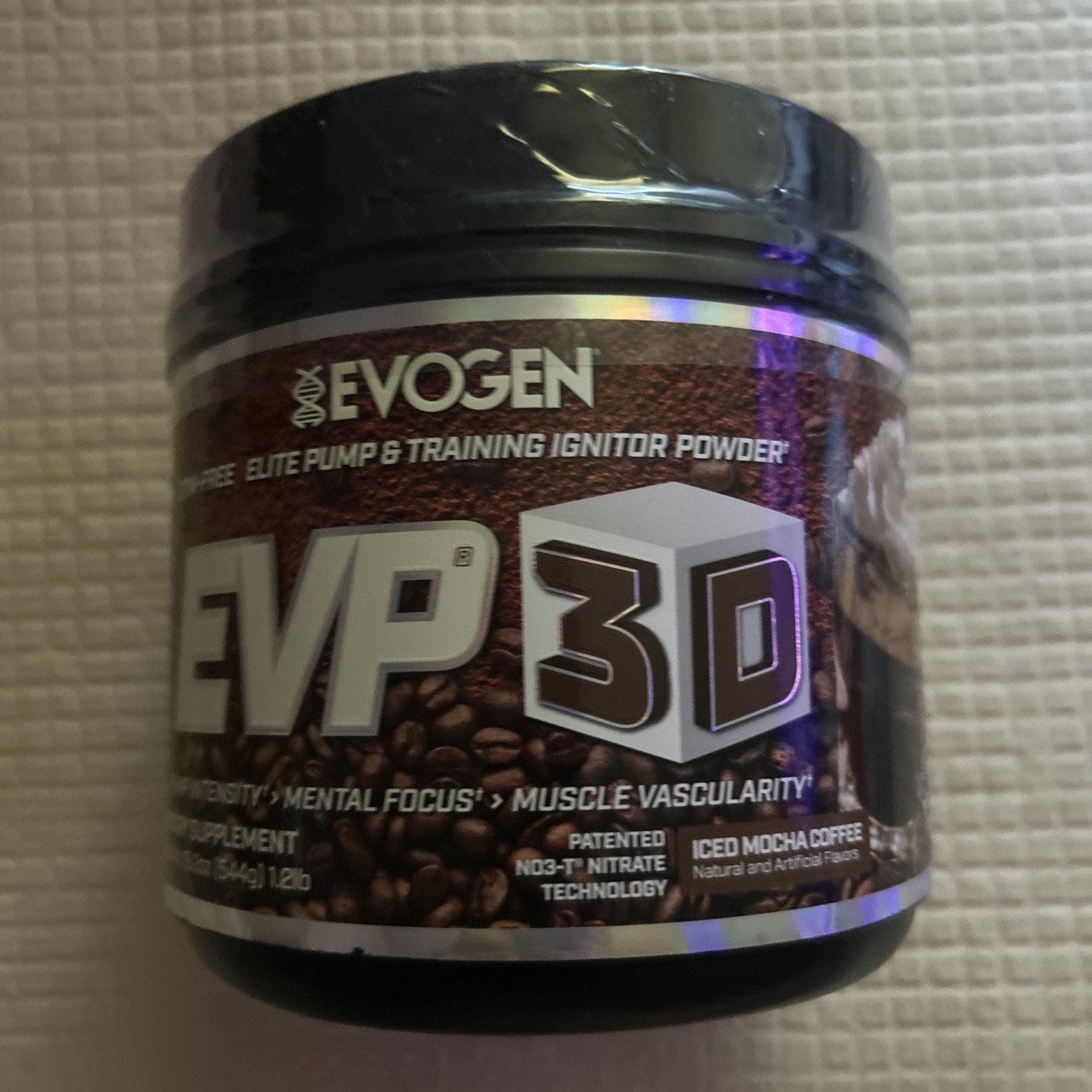 Evogen EVP 3D Powder ~ Iced Mocha Coffee ~ 19.2 oz ~ Exp 02/2027 ~ Sealed