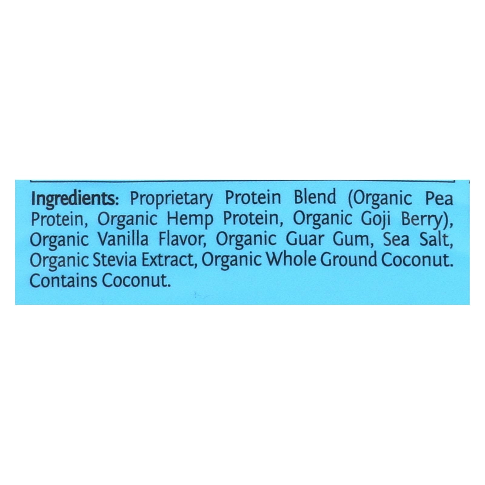 Sunwarrior Vanilla Protein Blend: Pea, Hemp, and Goji Berry Superfood