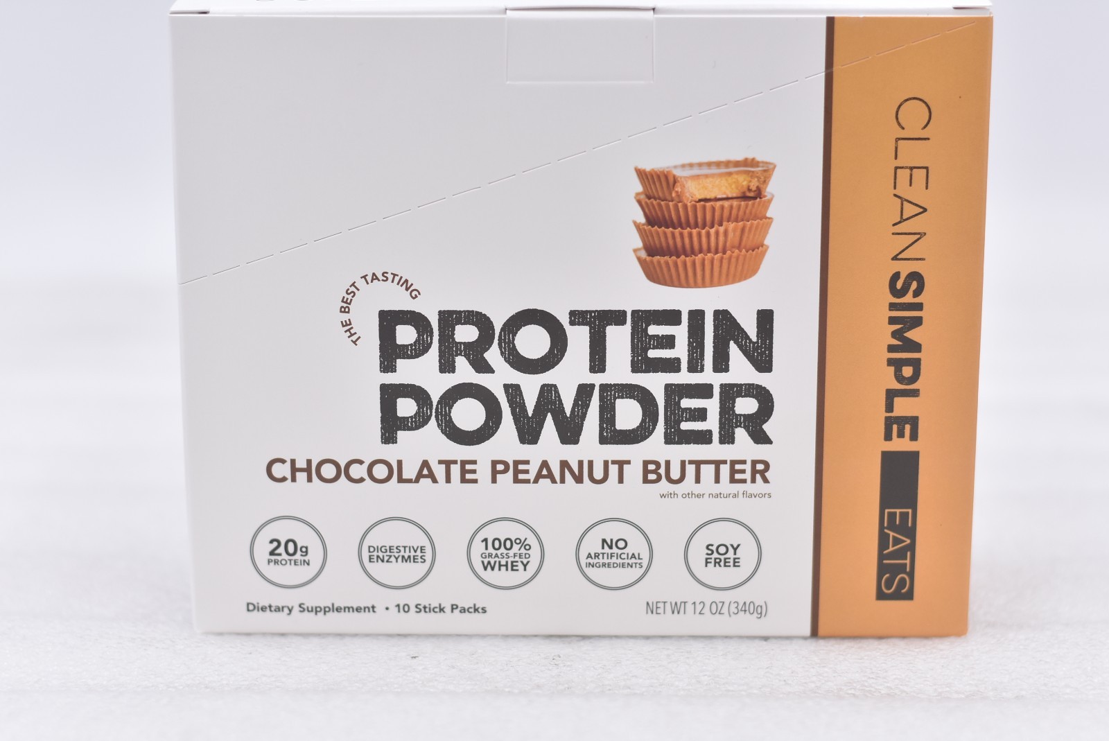 Clean Simple Eats Protein Powder Chocolate Peanut Butter – 10 Pack Exp: 06/27