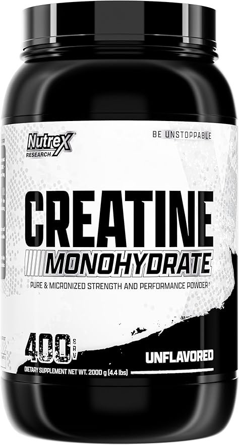 Nutrex Research Creatine Monohydrate Powder Unflavored Micronized Creatine