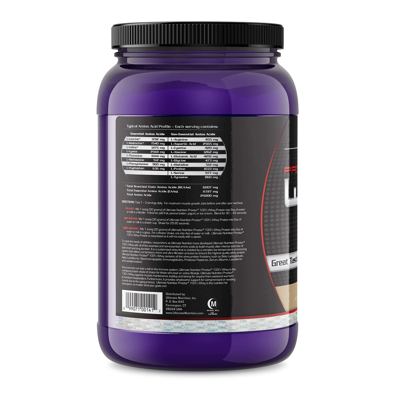 Prostar Whey Protein Powder 25 gm of Protein – 30 Servings, Unflavored, 2 lbs