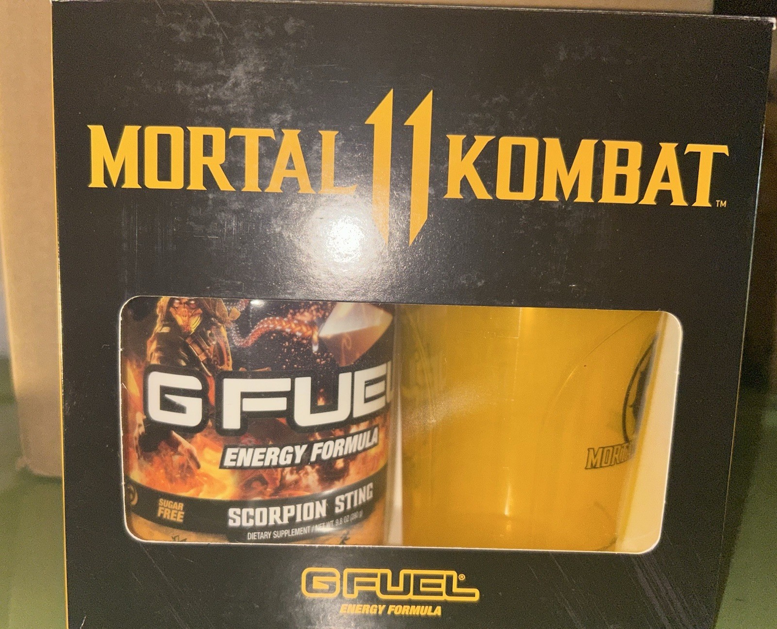 GFUEL Scorpion Sting Collector’s Box BRAND NEW SEALED TUB LIMITED EDITION