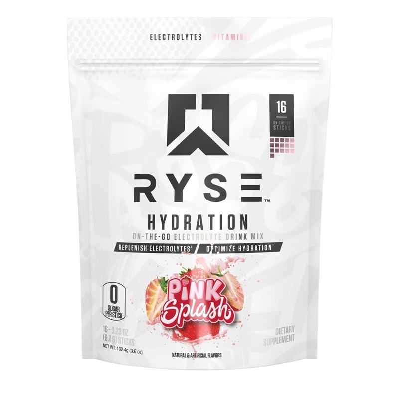 Core Hydration Electrolyte Supplement Powder – Pink Splash, 16 Pack