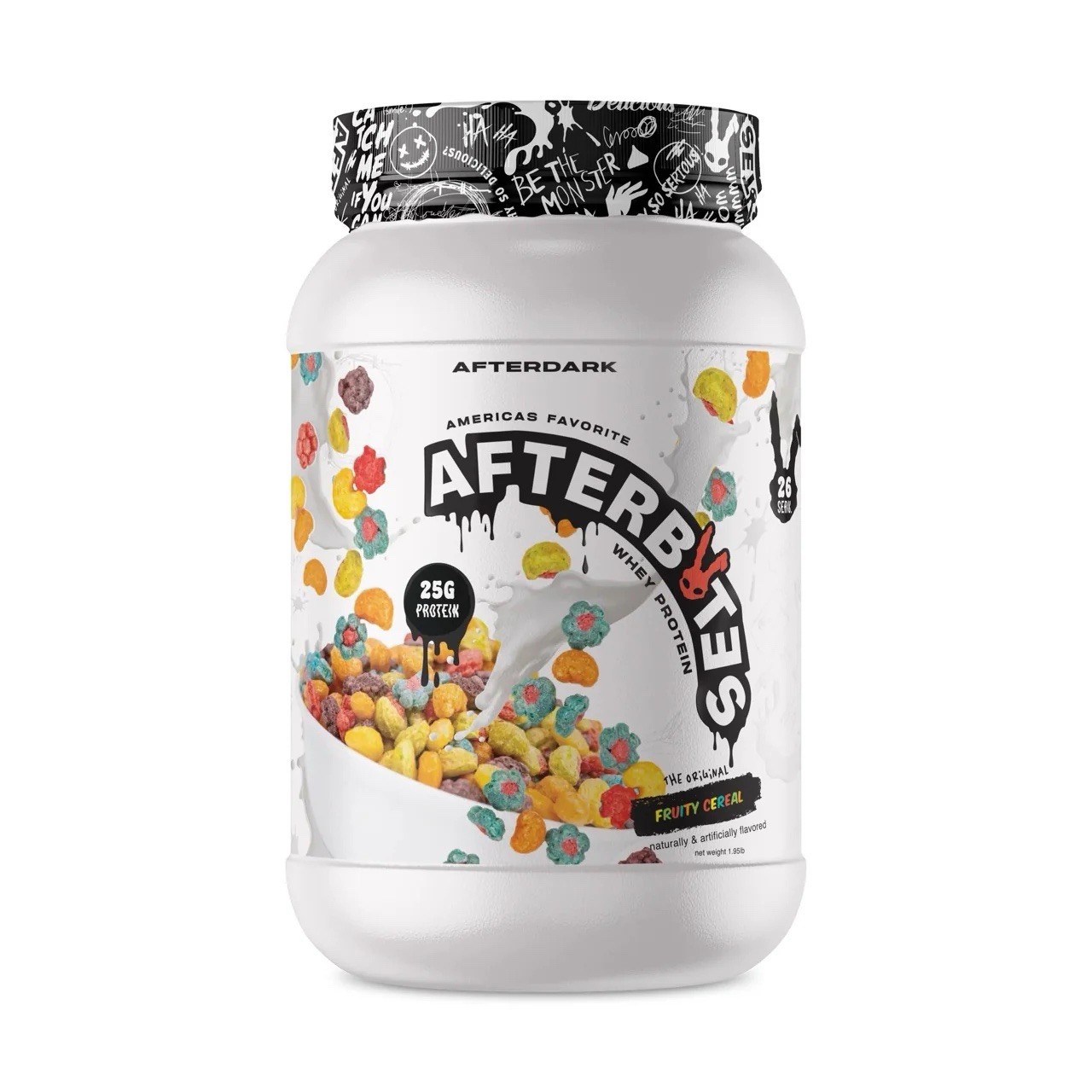Afterdark Afterbytes Whey Protein Powder Fruity Cereal 25g Protein 1520g