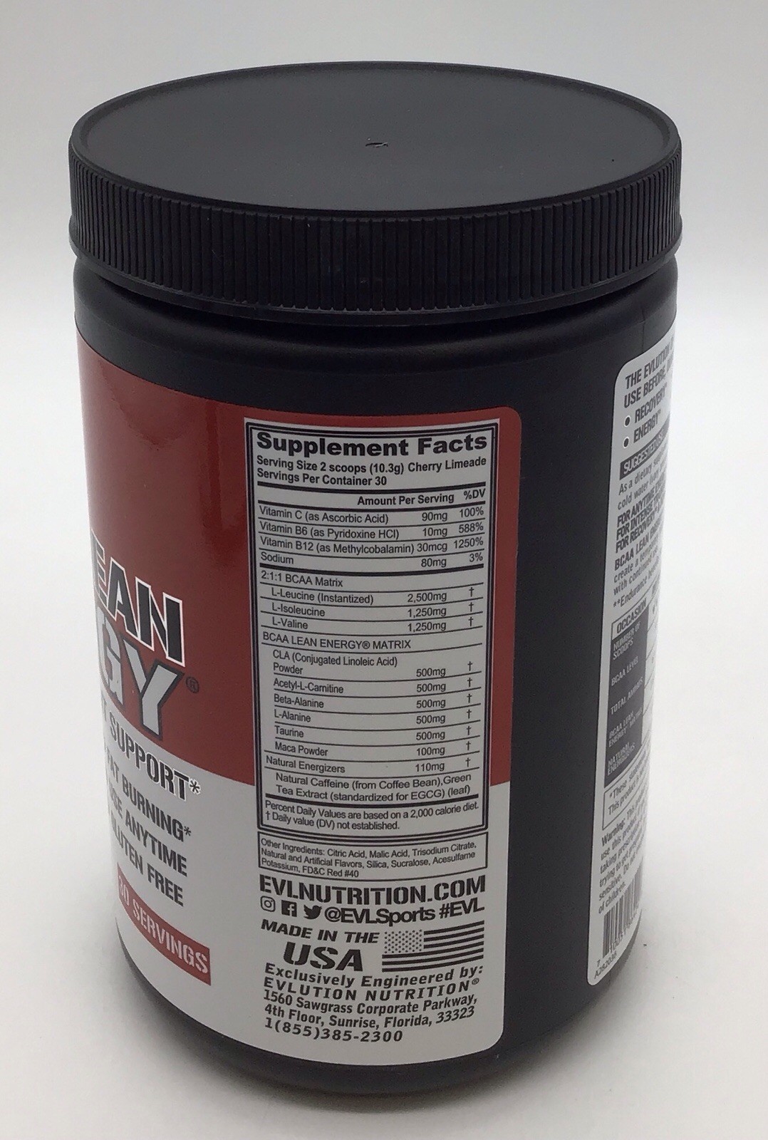 2X EVOLUTION NUTRITION BCCA LEAN ENERGY WEIGHT MANAGEMENT SUPPORT EXP 10/2026