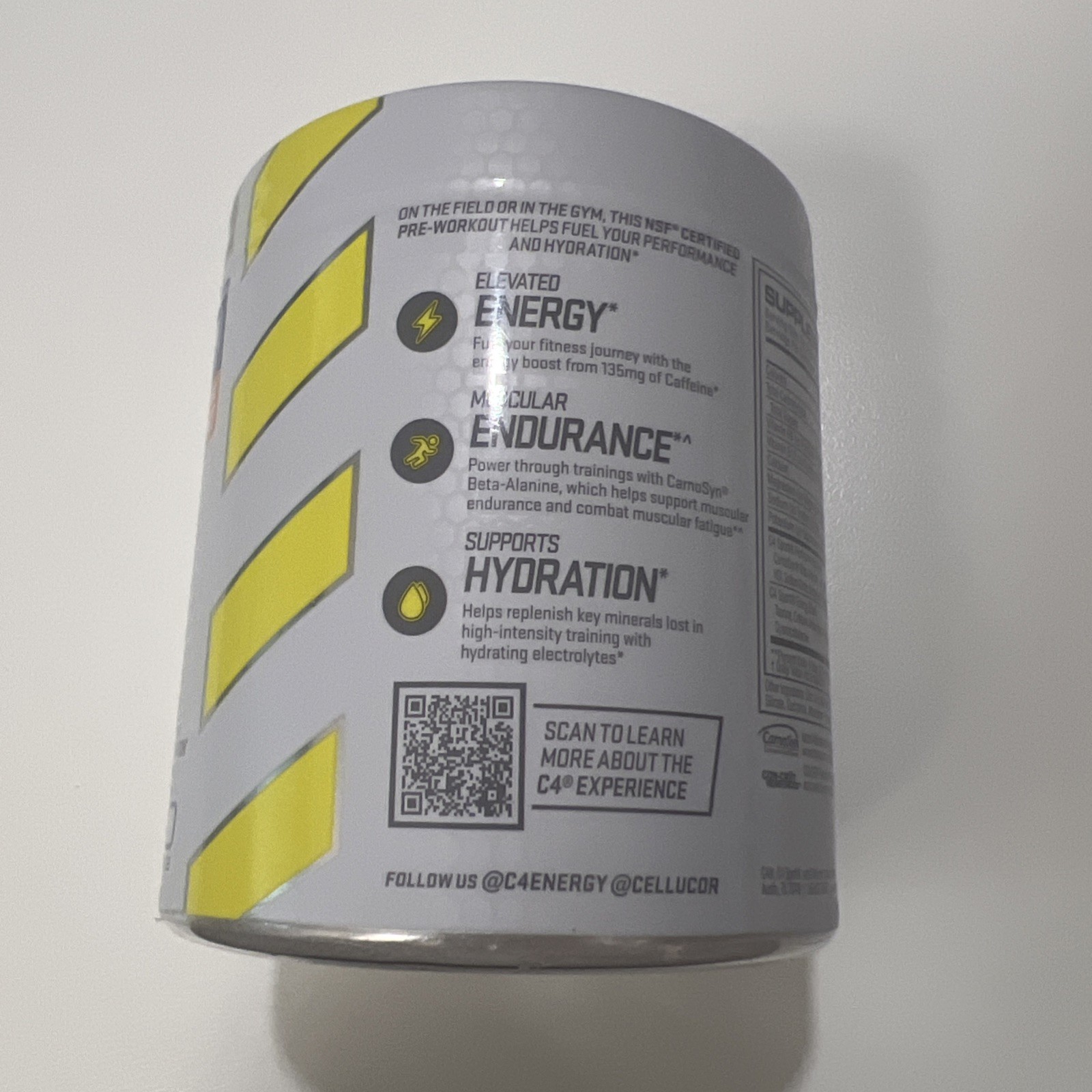 C4 Sport Pre-Workout Fruit Punch 7.4 oz 30 Servings – Exp 02/2026