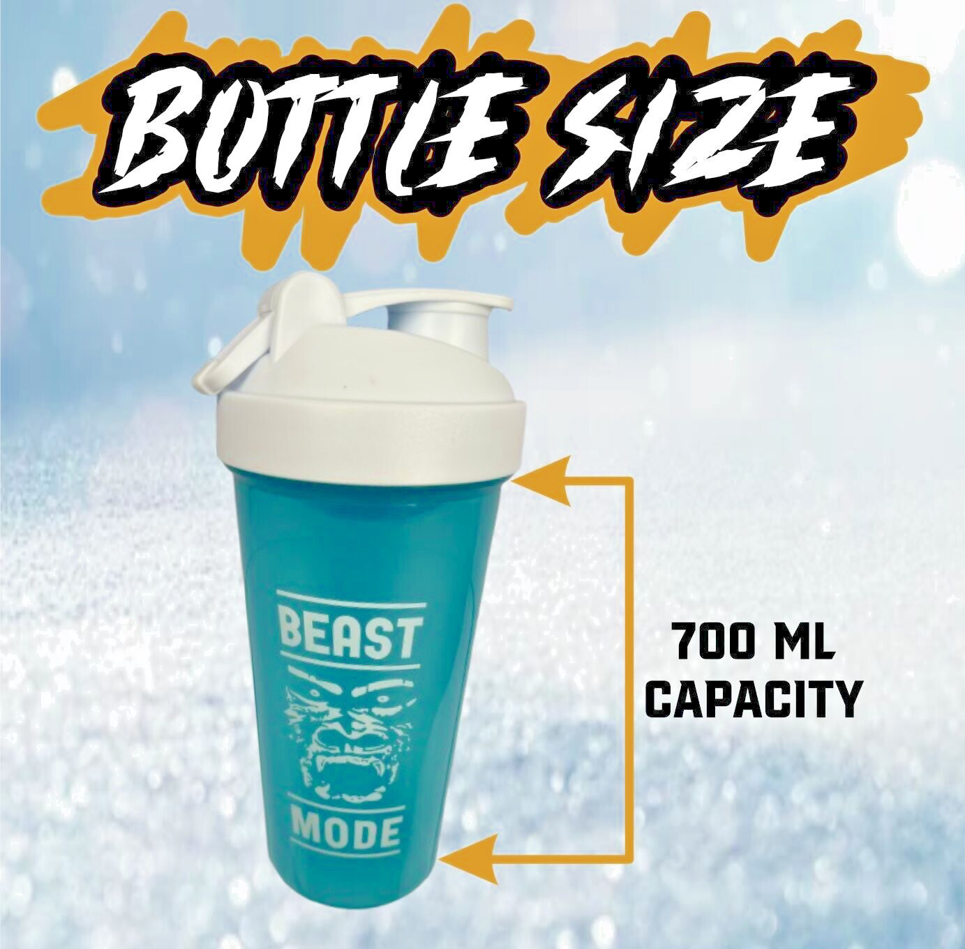 PROTEIN SHAKER BOTTLE , GYM SHAKER BOTLLE , GYM SHAKER , 700ML CAPACITY BPA FREE