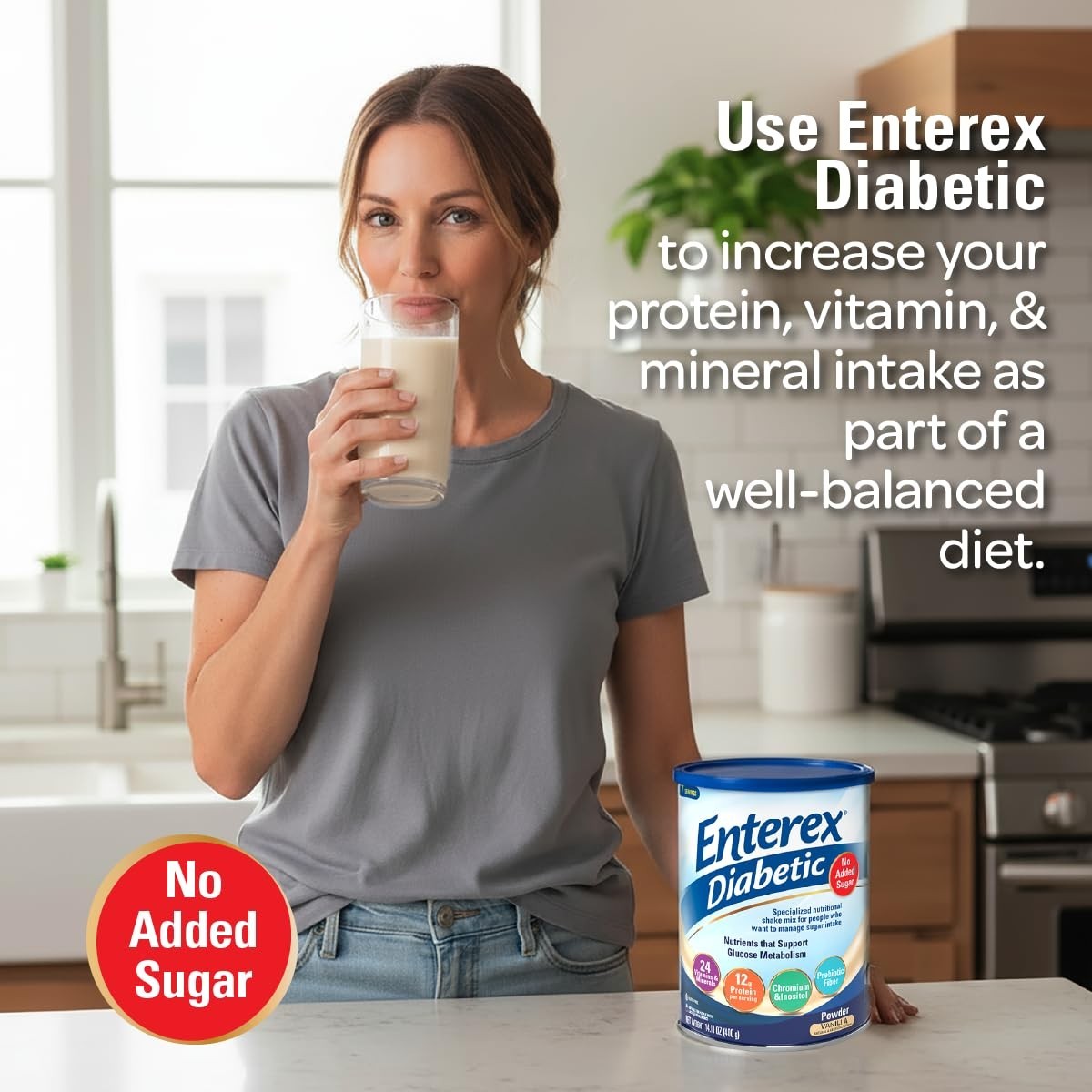 Vanilla Flavored Meal Replacement – Nutritional Powder, No Added Sugar, 400g