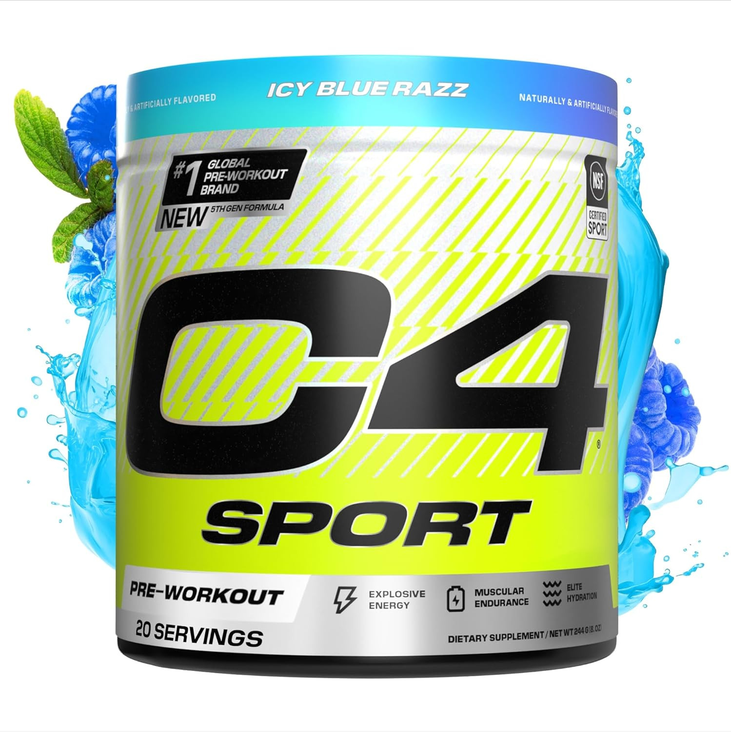 Pre Workout Powder – NSF Certified for Sport – Elite Hydration – Electrolytes an