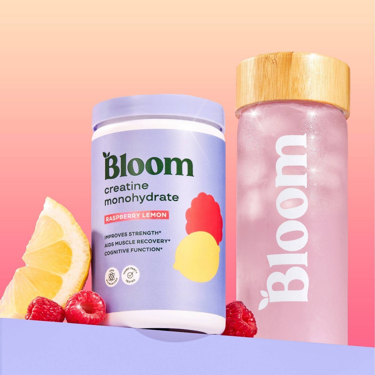 BLOOM NUTRITION Creatine Monohydrate Supplement Vegan Powder – 9oz/40 Servings