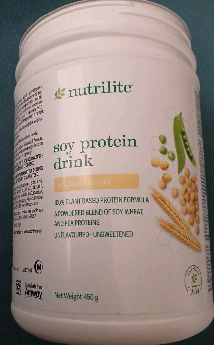 NUTRILITE SOY PROTEIN DRINK 450 gr EXP 06/26 FAST SHIP USA SELLER