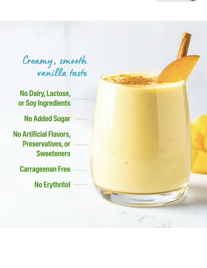 Orgain Organic Plant-Based Protein Powder Vanilla Bean Vegan 2.03 lb