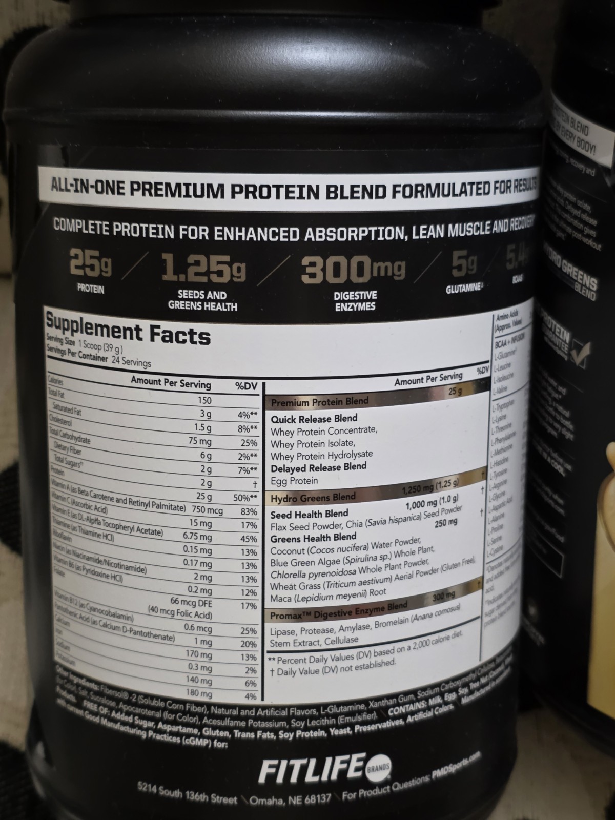 AMPLIFY XL Protein Matrix Muscle-Strength Recovery Cinnamon Toast 24 Serve