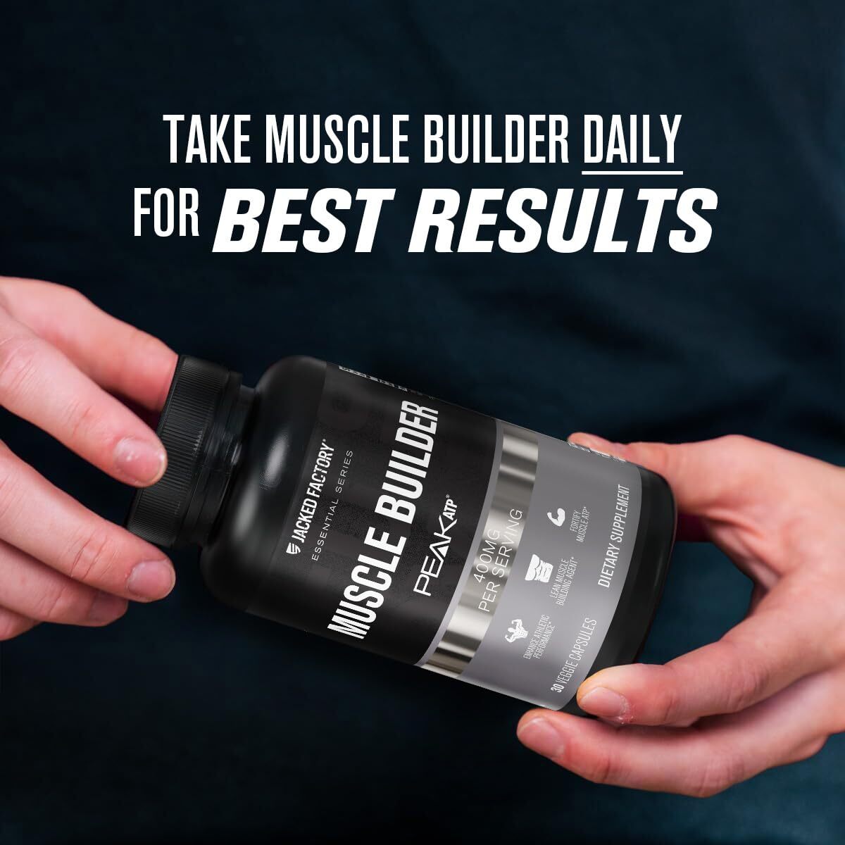Essentials Muscle Builder – Daily Muscle Builder for Men with Peak ATP to Sup…