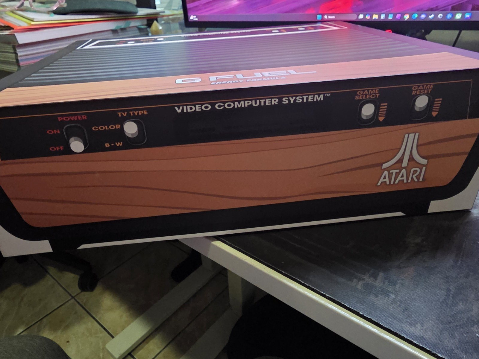 GFUEL Atari 2600 Collector’s Brand New 4 Flavors Complete Set