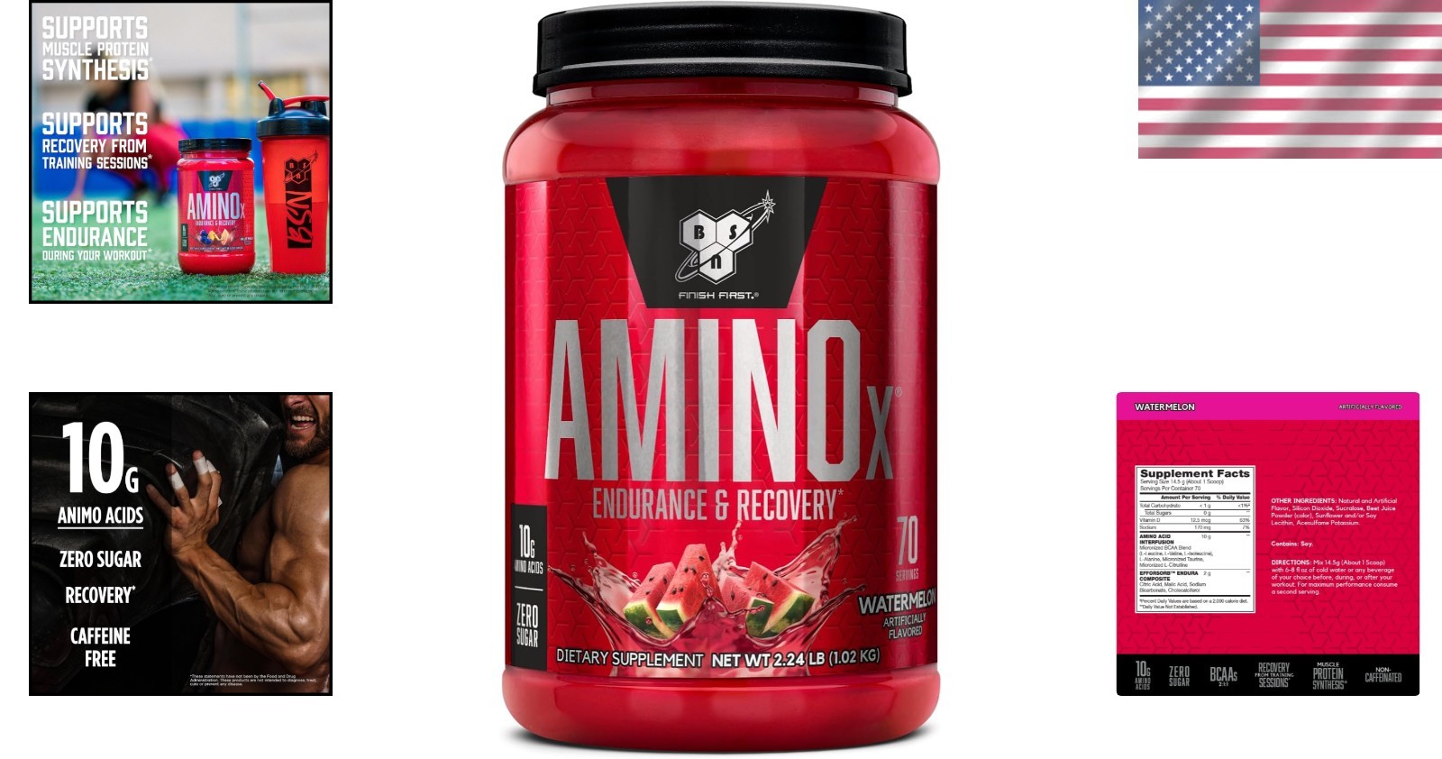 Amino X BCAA Powder Watermelon Flavor