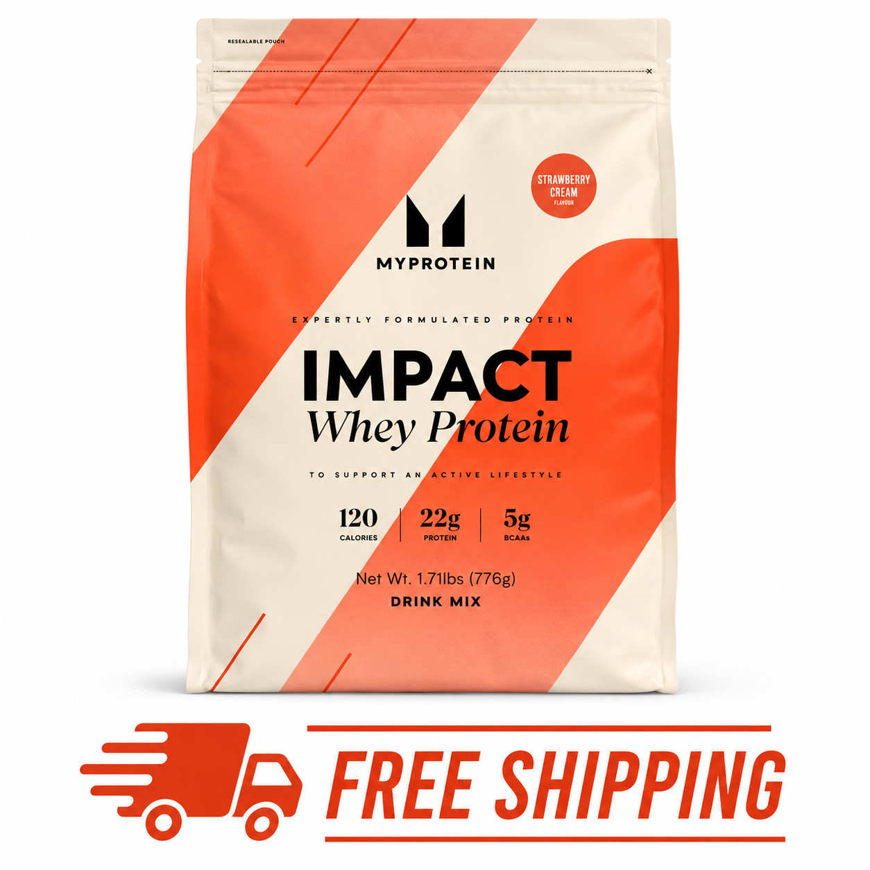 MyProtein Impact Whey Protein Powder 1.71lb High Protein Drink Mix