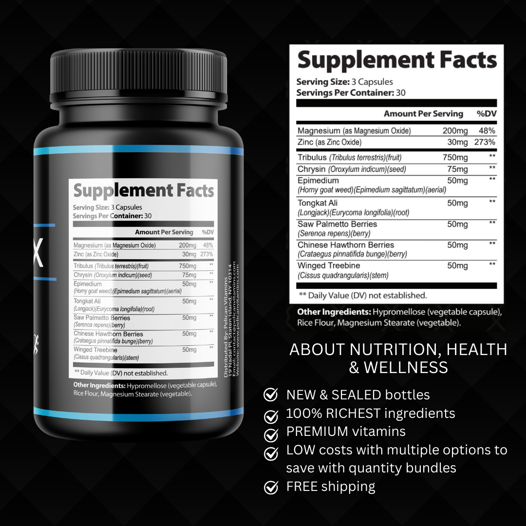 NITROX PRO- Bodybuilding & Weight Support- 2 Bottles- 180 Capsules