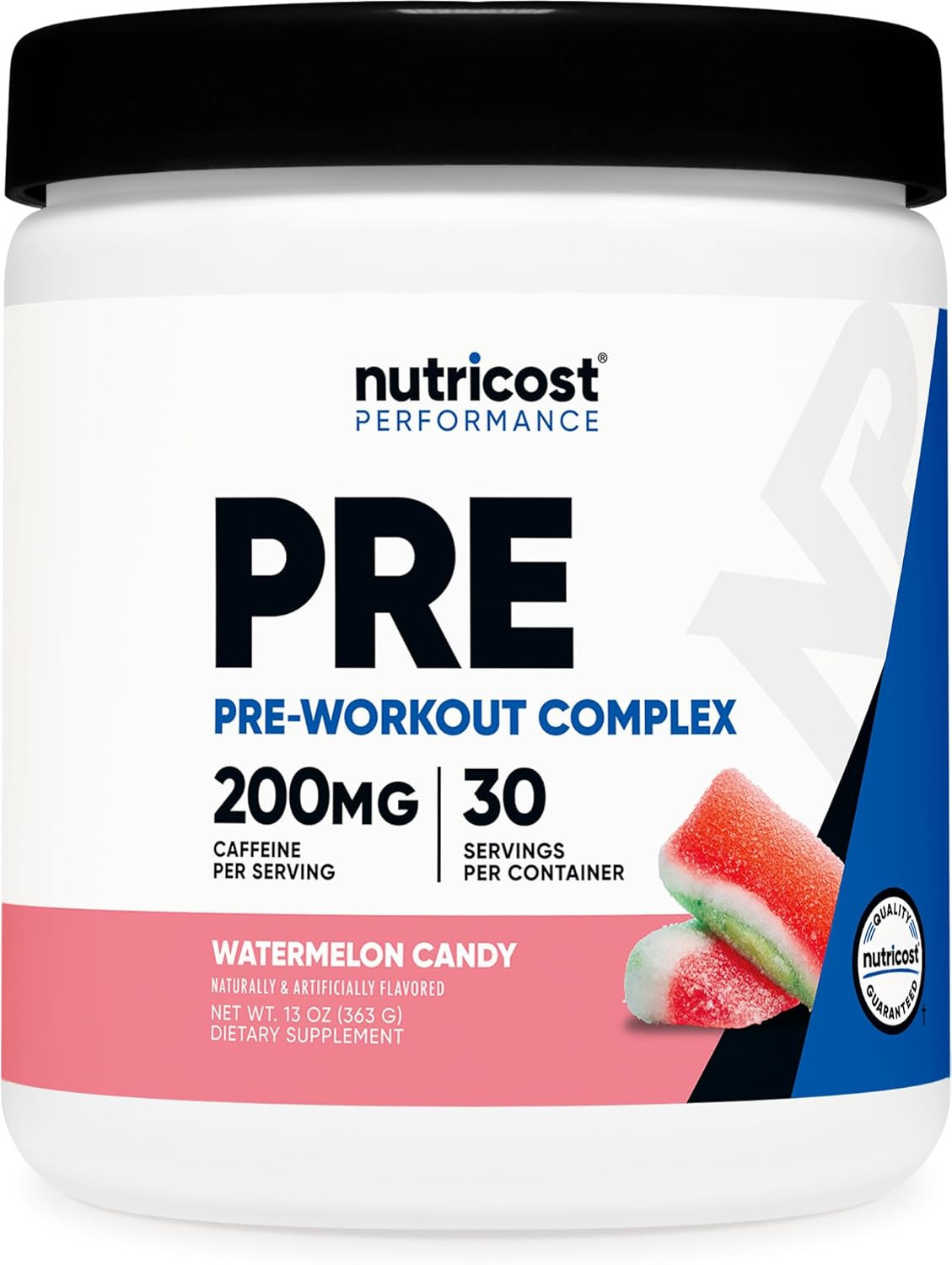 Pre-Workout Powder (Watermelon Candy) 30 Servings – Gmo-Free, Gluten-Free, Veget