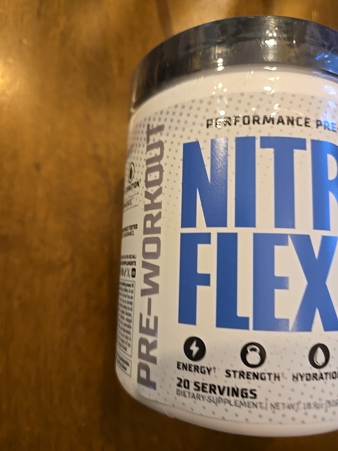 Nitraflex Sport Pre-Workout Powder 20 Servings – Blue Raspberry Exp 07/2027