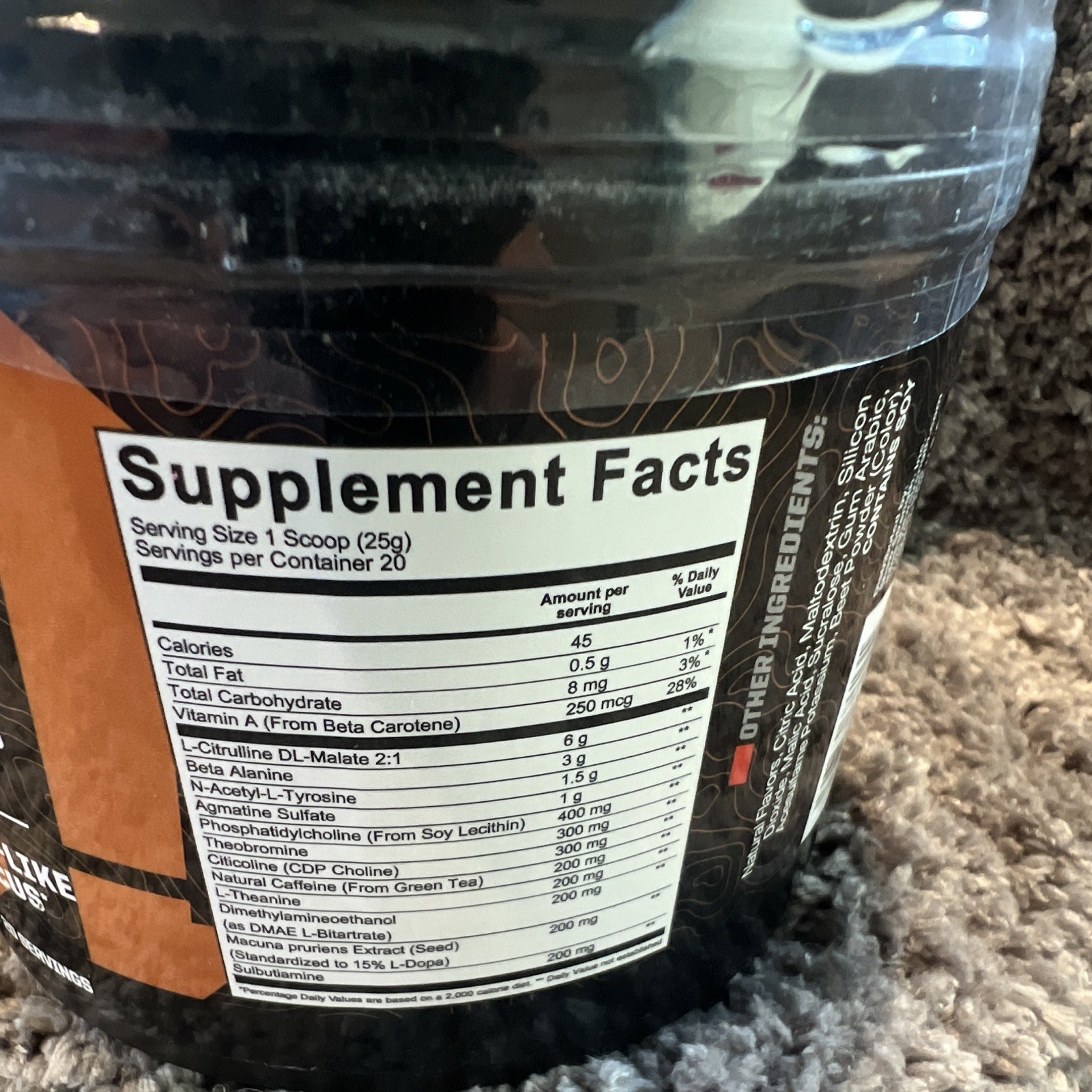 Undefined Nutrition Greatness Extreme Pre-Workout 17.6 oz 20 Serv Strawberry