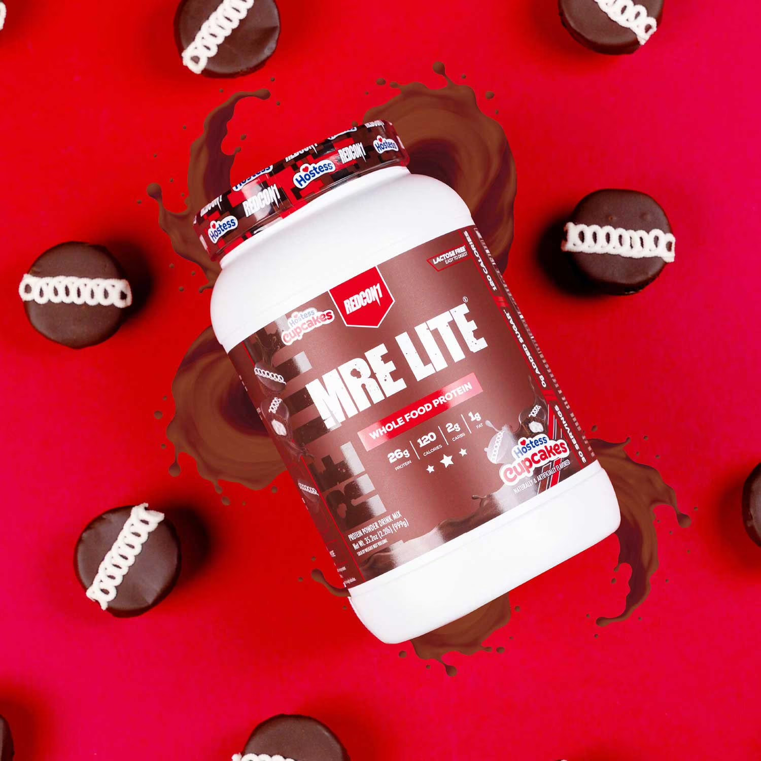 Redcon1 MRE Lite Whole Food Protein Powder – Hostess Cupcakes, 2.2 lbs. LIMITED!