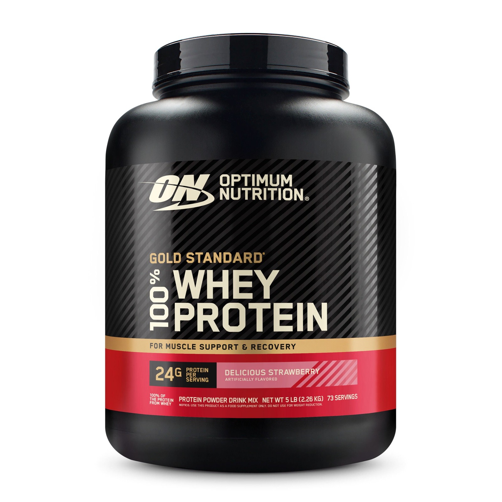 Gold Standard 100% Whey – Delicious Strawberry (73 Servings)
