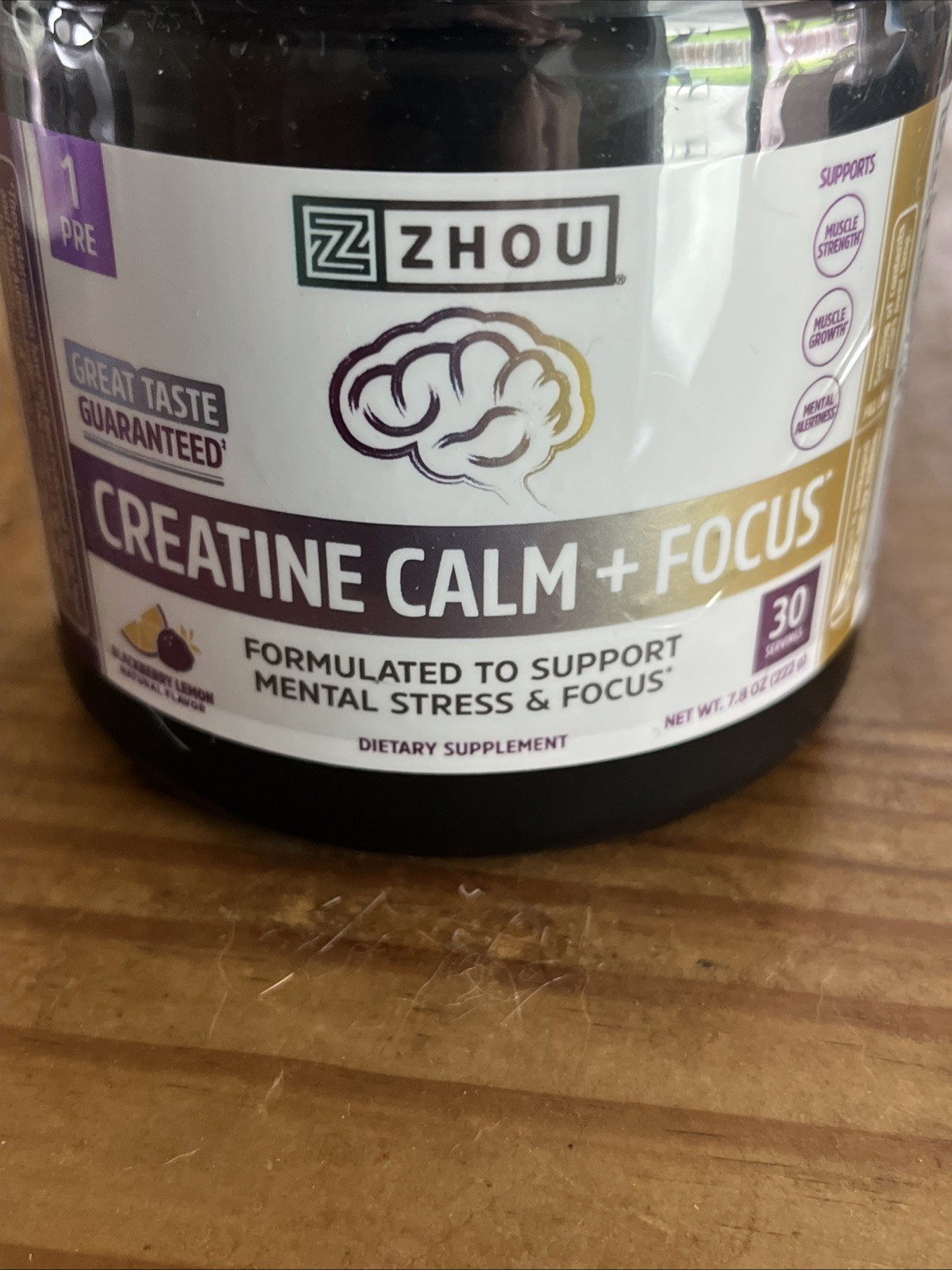Zhou Creatine Calm + Focus 7.8 oz
