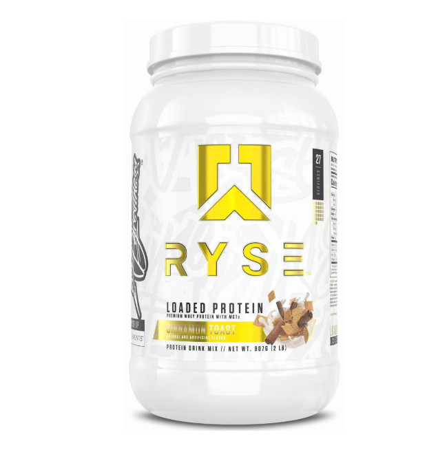 RYSE Loaded Protein Powder – Cinnamon Toast – 20 Servings