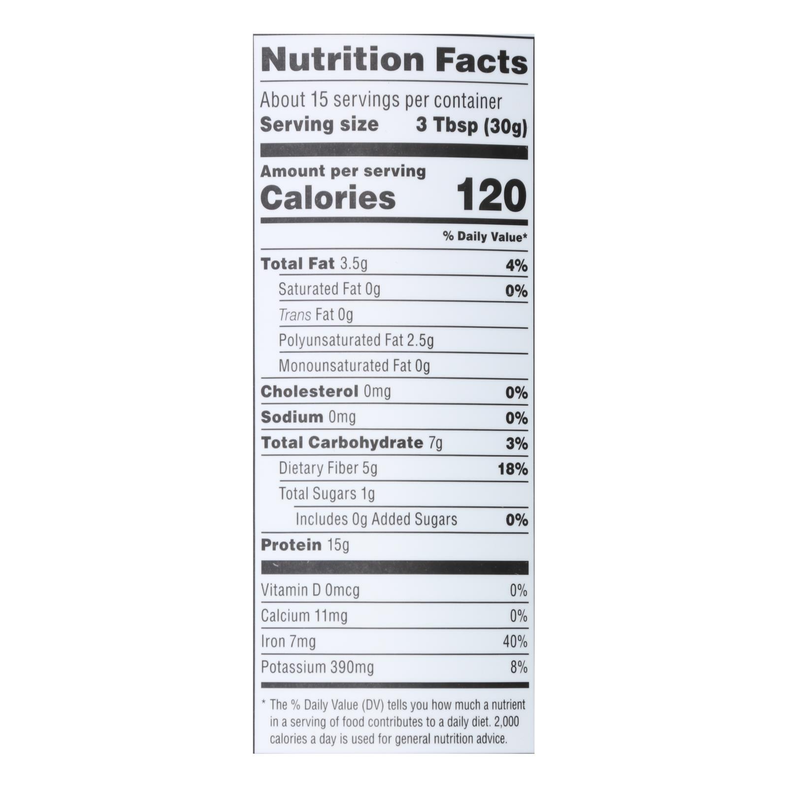 Nutiva Hemp Protein 15g 16oz (Pack of 3)