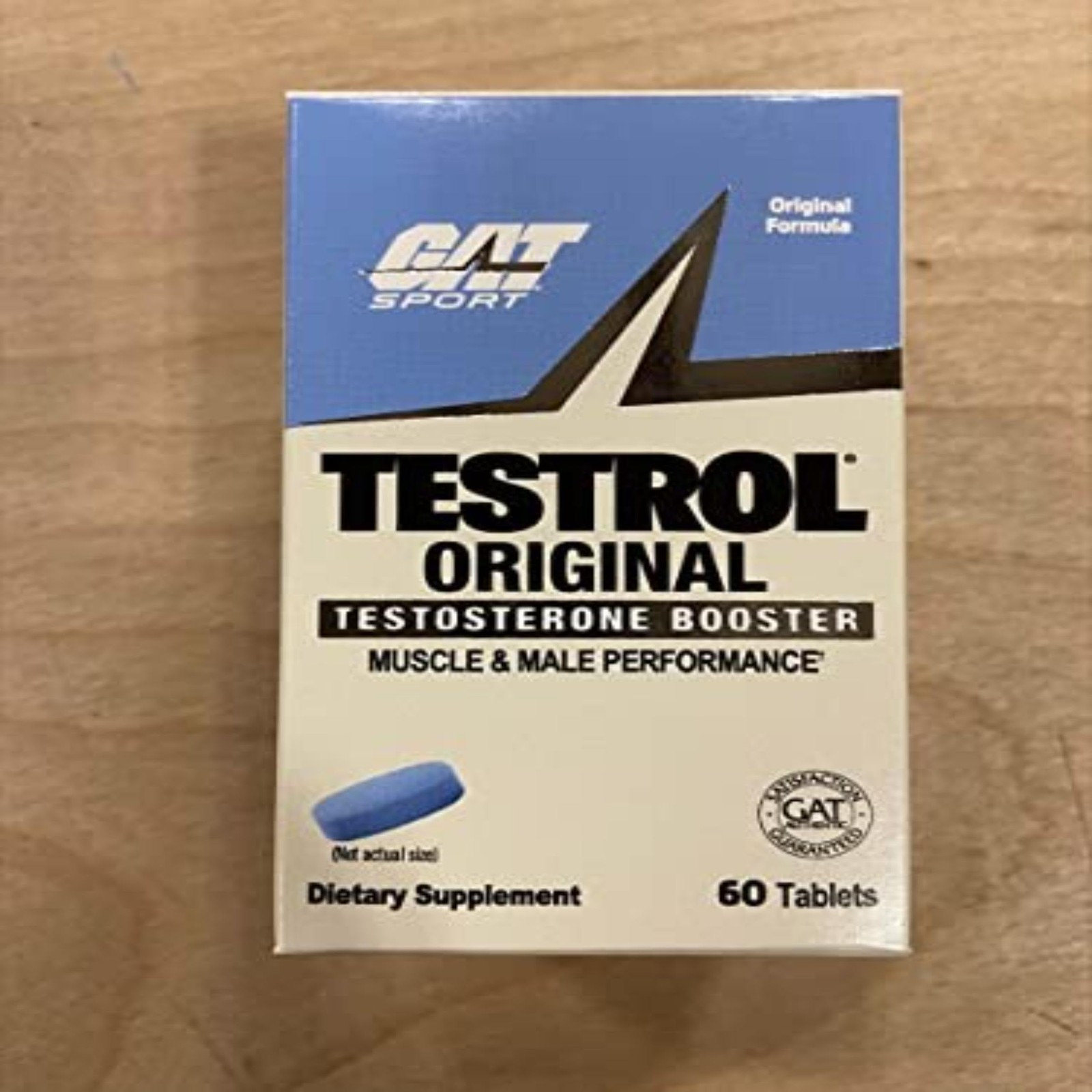 GAT SPORT Testrol Original Test Booster | Male 60 count (Pack of 1)