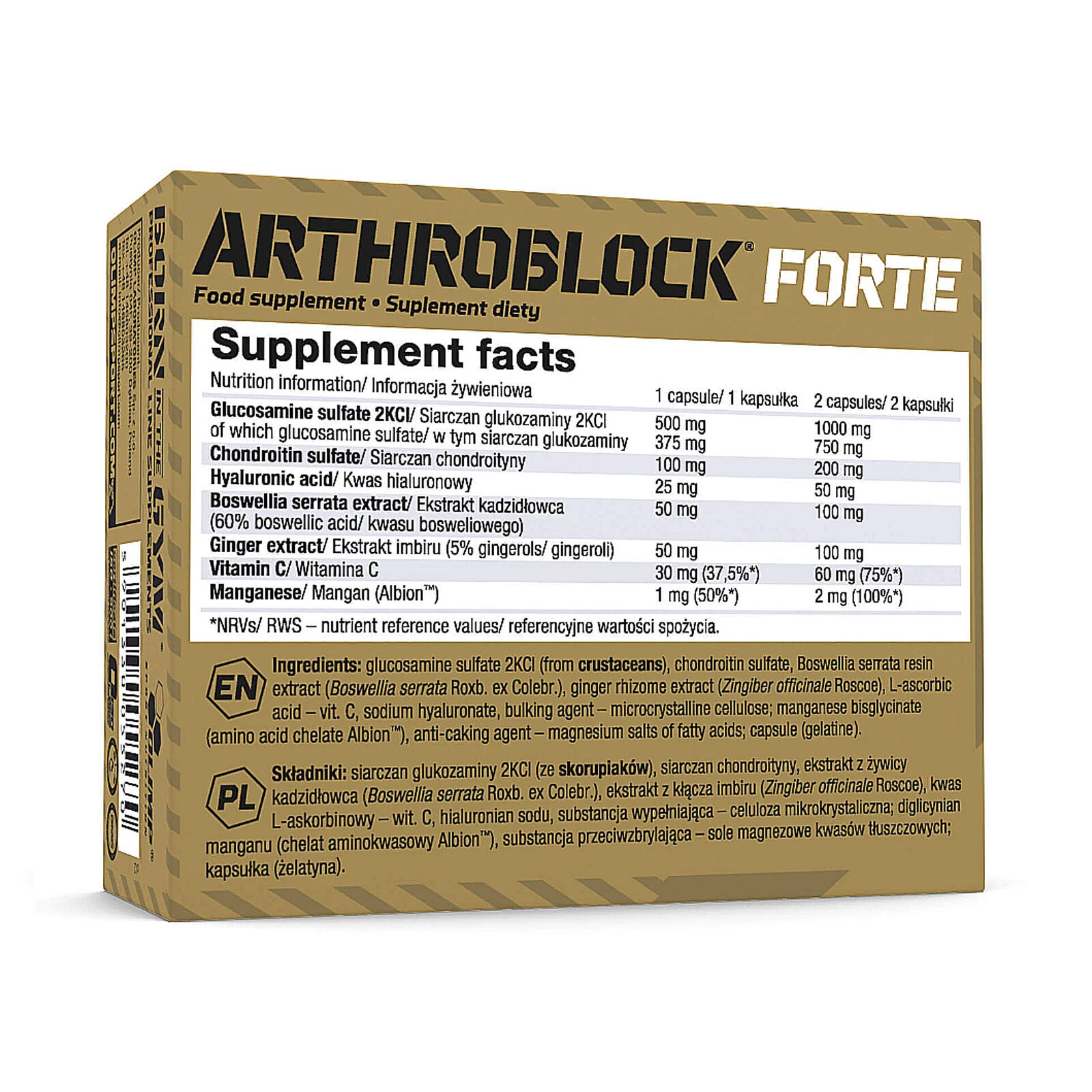 OLIMP ARTHROBLOCK FORTE – Cartilages Bone & Joint Health – Flexibility Vitamins