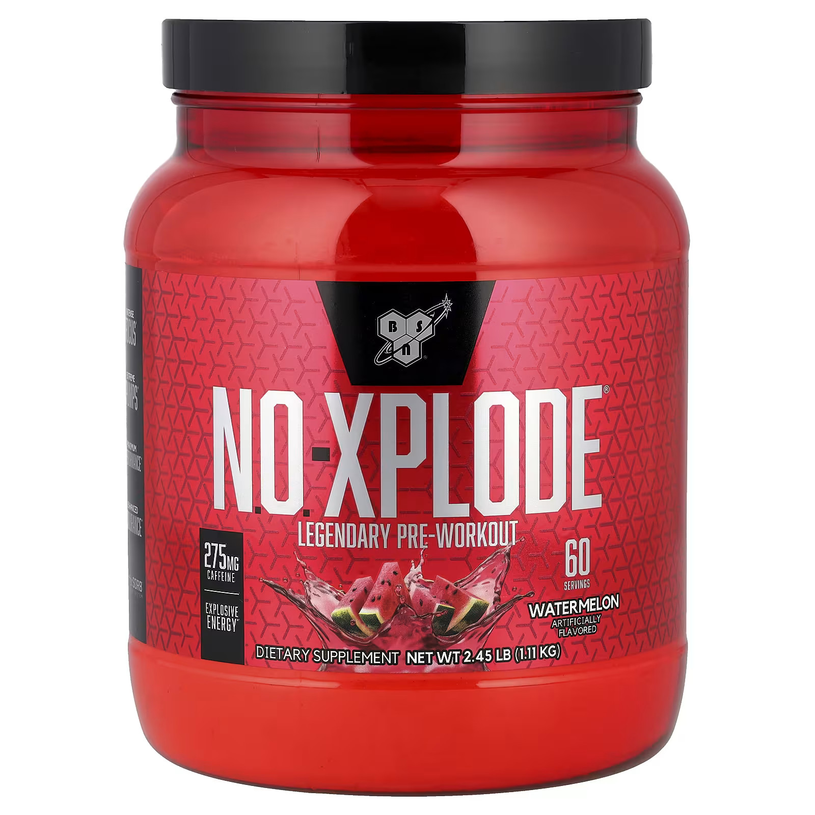 2 X BSN, N.O.-Xplode, Legendary Pre-Workout, Watermelon, 2.45 lbs (1.11 kg)