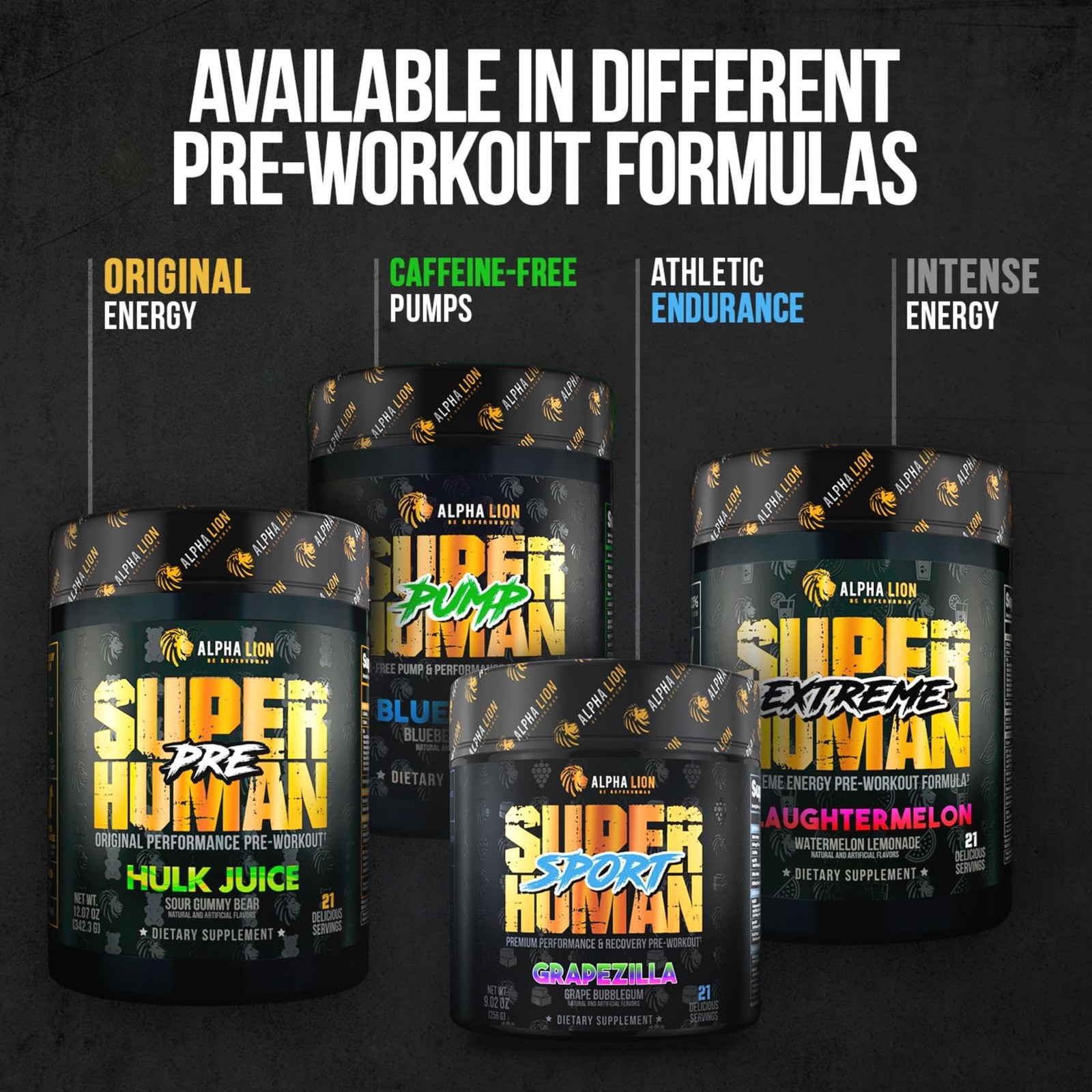 ALPHA LION Superhuman Burn 2-in-1 Metabolism Booster Pre Workout, Weight Loss…