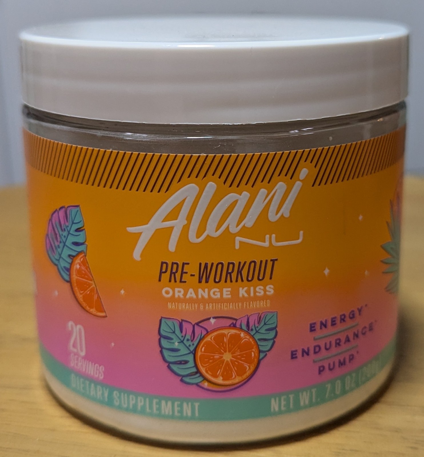 Alani Nu Pre-Workout Powder Orange Kiss Energy 20 Servings 200g Exp. 06/27 New
