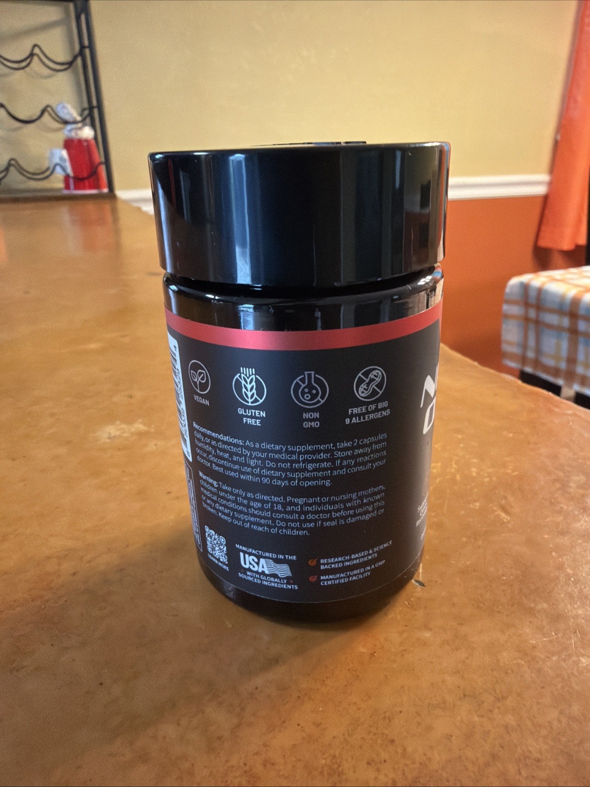 SNAP Nitric Oxide Booster – L-Arginine, L-Citrulline – 60 Capsules EXP 08/2028