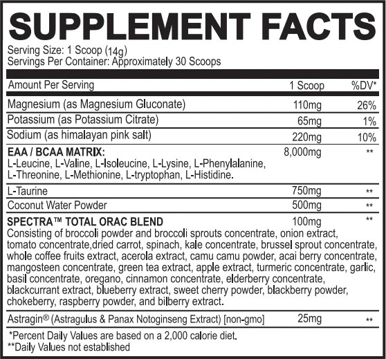 Black Magic, Keyz, Berry Tropic, 30 Servings