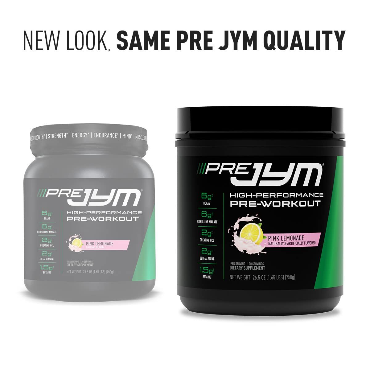 Pre JYM Pre Workout Powder 30 Servings Energy Muscle Growth Strength Endurance