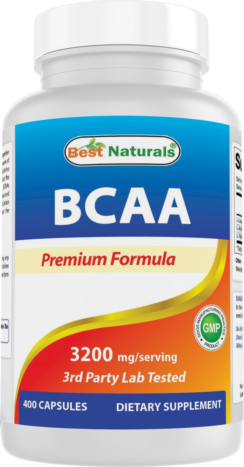 BCAA Branch Chain Amino Acid, 3200Mg per Serving, 400 Capsules – Pharmaceutical