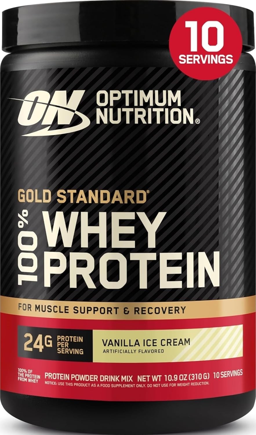 10.9 oz Gold Standard Whey Protein Vanilla Ice Cream – Perfect Post-Workout Fuel