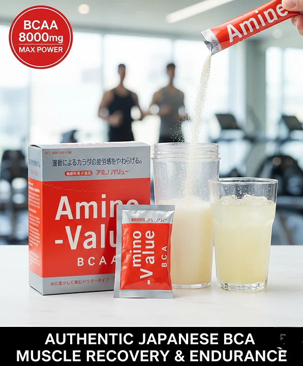 Otsuka Amino Value BCAA 8000 Powder 1L x 5 Packets Japan Sports Drink Recovery