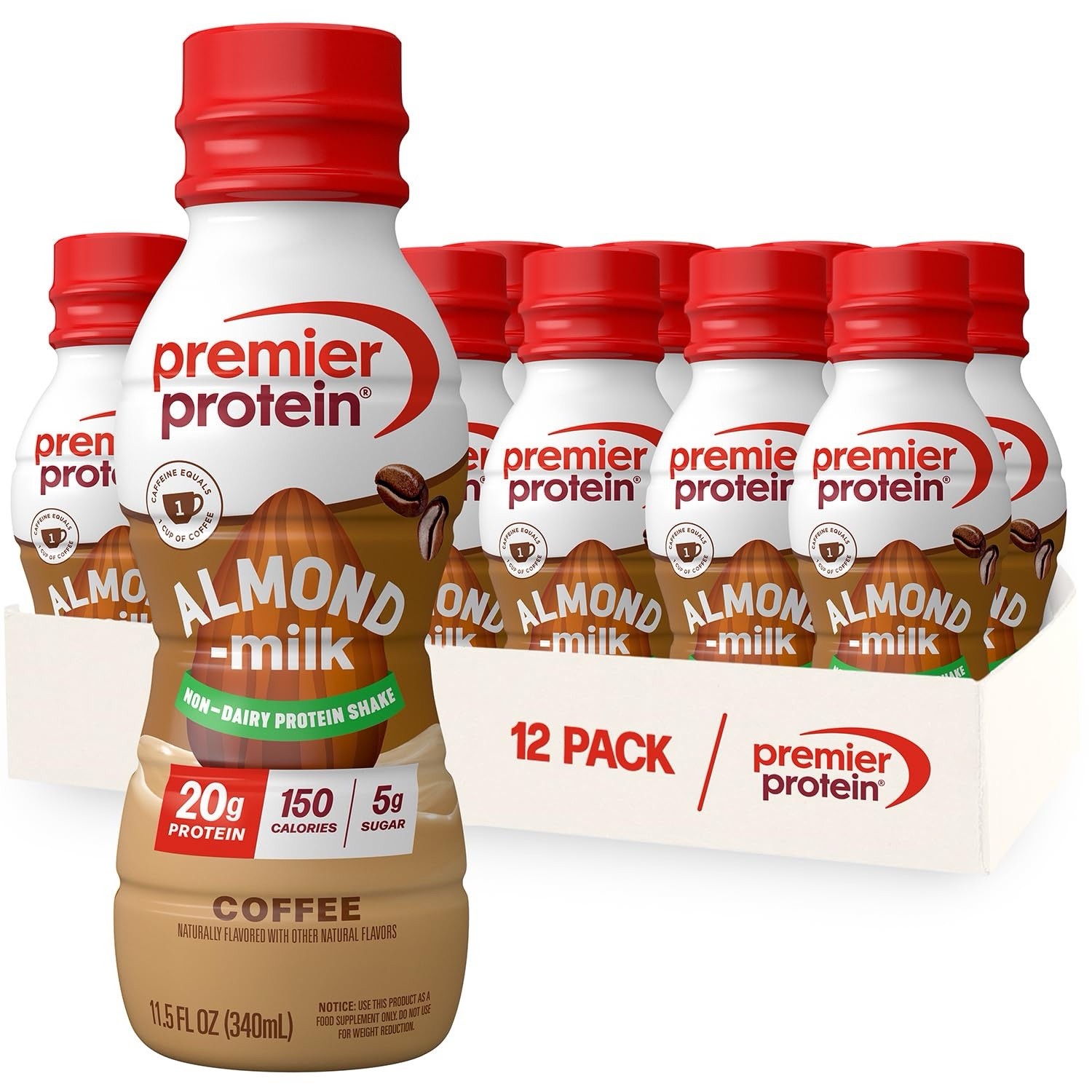 •*.Premier Protein Almondmilk, 11.5 fl oz, 12-pack, Coffee ☕️*.•